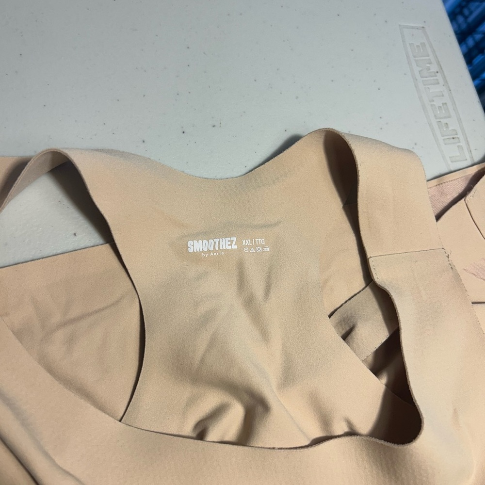 Aerie Smoothz Beige Tank Top